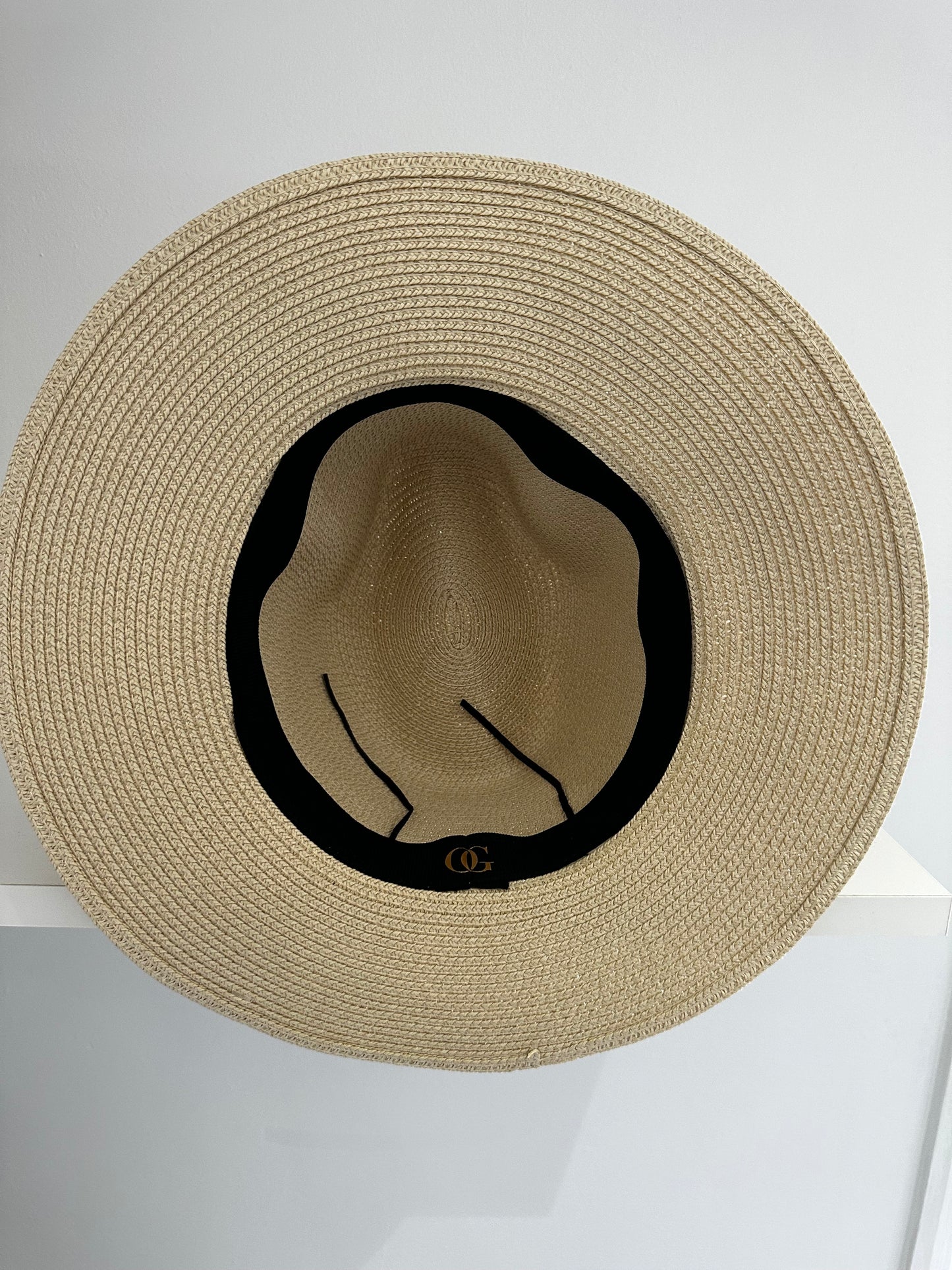 Personalised Straw Fedora Hat