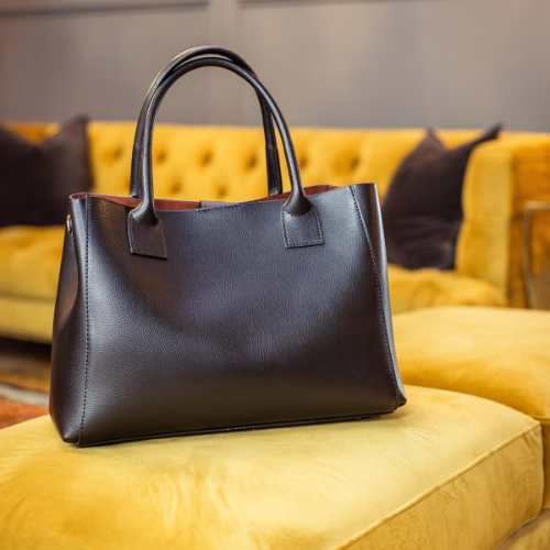 Charlotte Leather Tote Bag