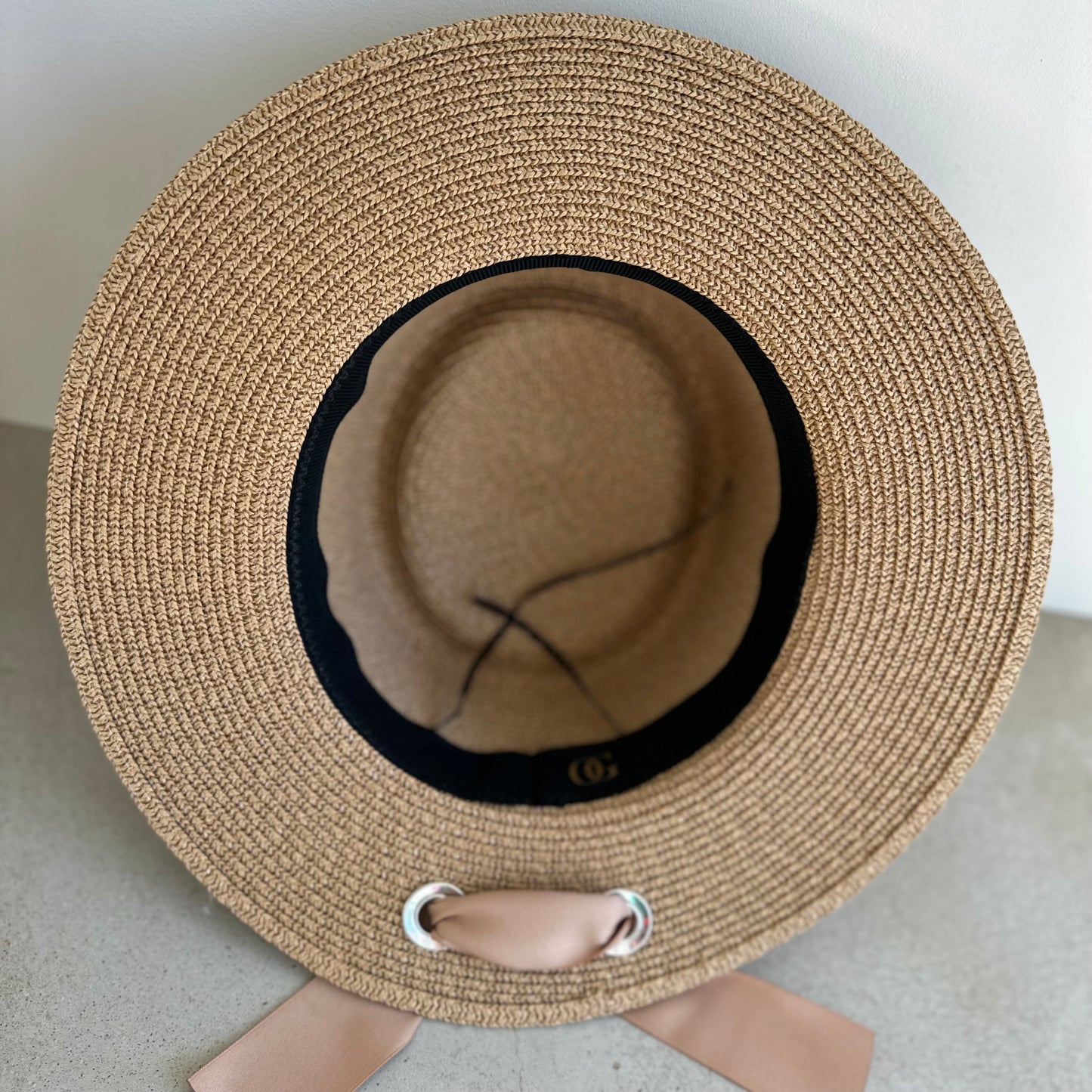 Straw Summer Boater Hat