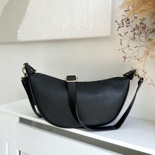 Lola Personalised Leather Sling Crossbody Bag
