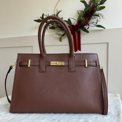 Samantha Leather Tote Bag