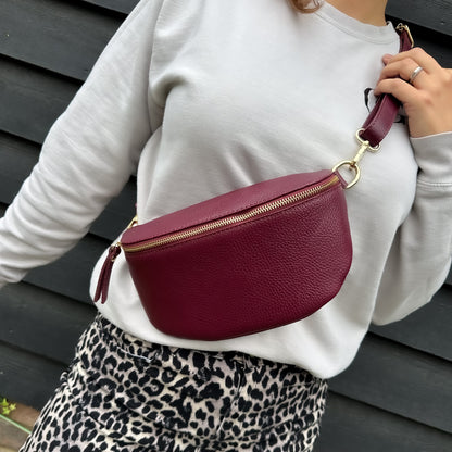 Billie Personalised Leather Waist Bag