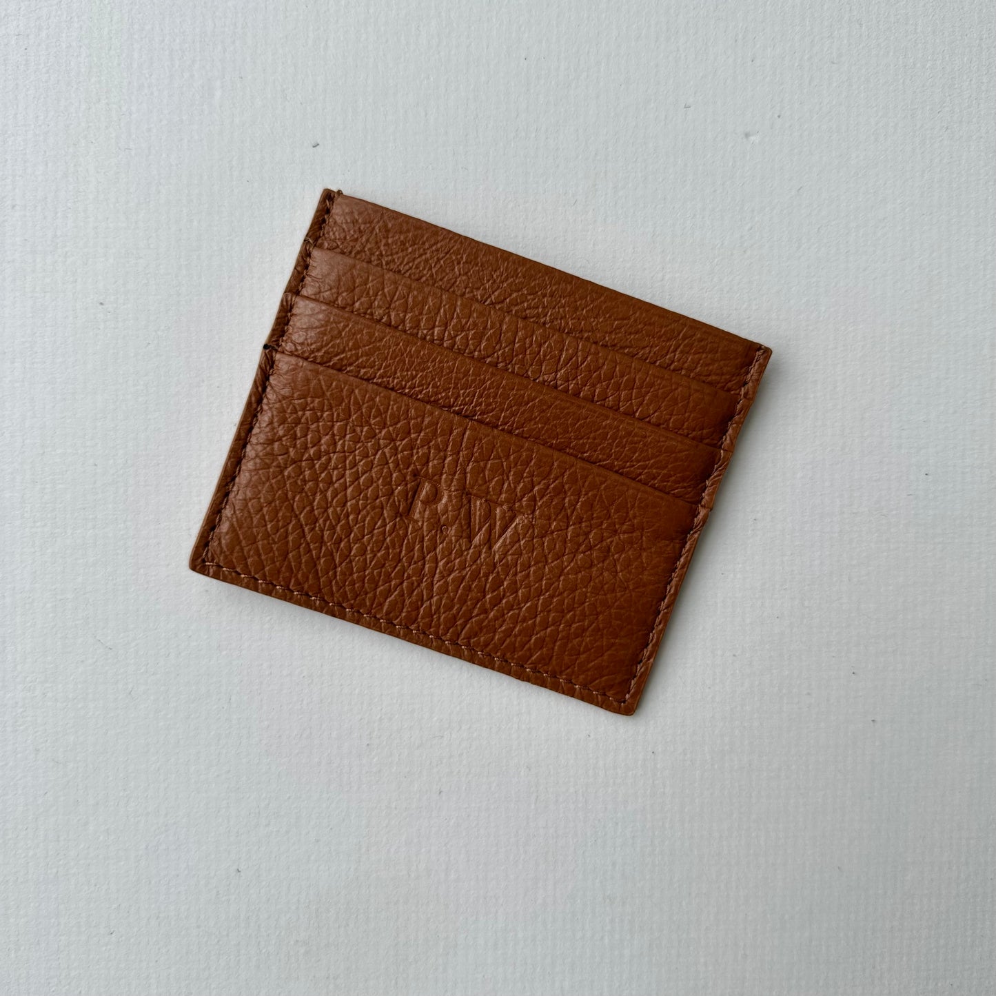 Pre-printed Leather Card Holder - P.W