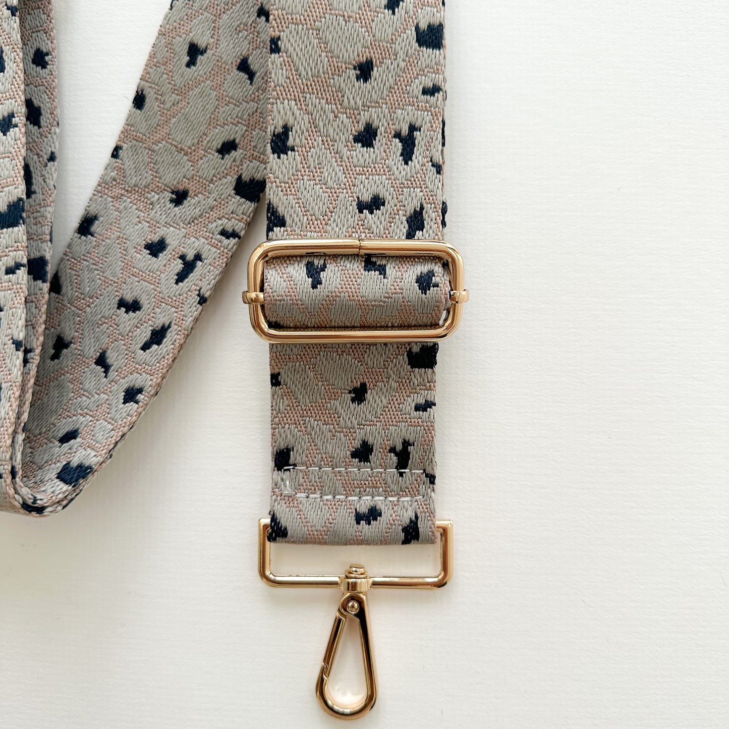 Leopard Print Woven Replacement Bag Straps