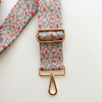 Leopard Print Woven Replacement Bag Straps