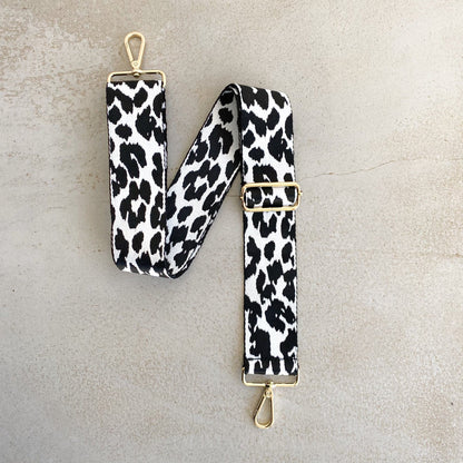 Animal Print detachable Bag Straps - OLIVIA AND GRAY LTD