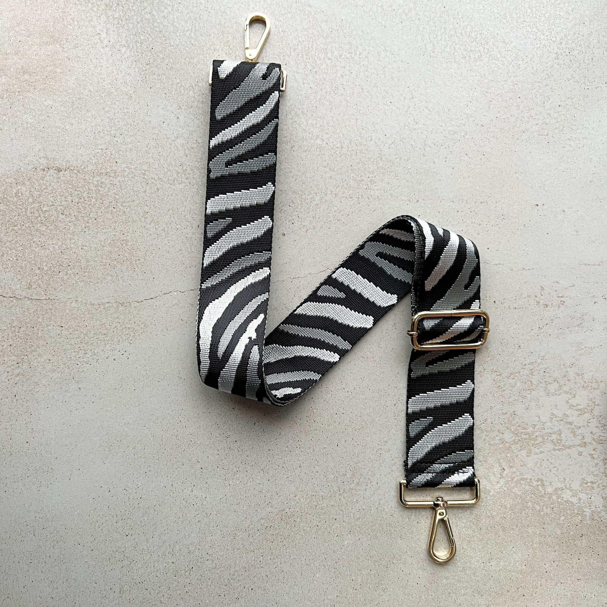 Zebra multi Print Pattern Bag Straps